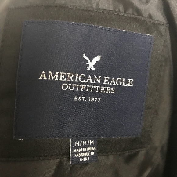 American Eagle Stripe Detail Bomber Jacket - Picture 4 of 5